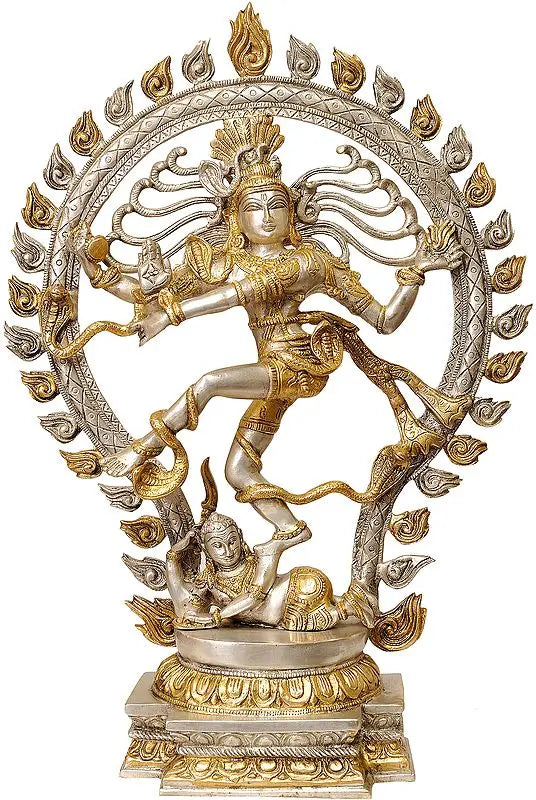 Brassaura® Brass Nataraj Statue | Height 21.5 Inches & Weight 8 kg