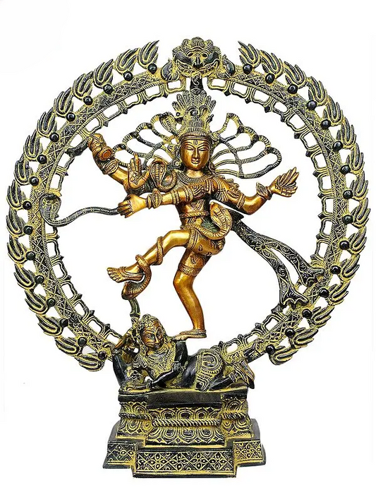 Brassaura™ Brass Nataraj Statue | Height 16 Inches & Weight 5.30 kg