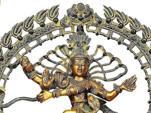 Brassaura™ Brass Nataraj Statue | Height 16 Inches & Weight 5.30 kg