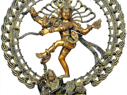 Brassaura™ Brass Nataraj Statue | Height 16 Inches & Weight 5.30 kg