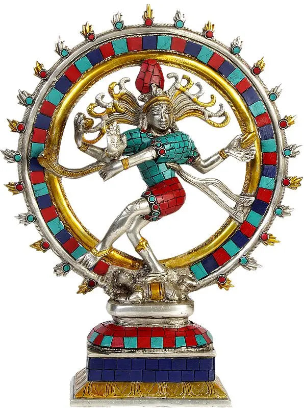 Brassaura™ Brass Nataraj Statue | Height 14 Inches & Weight 4.26 kg
