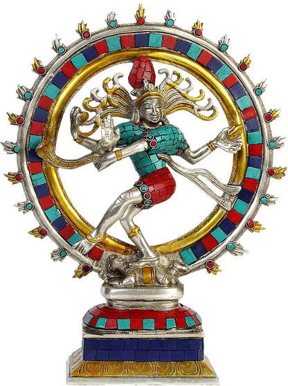 Brassaura™ Brass Nataraj Statue | Height 14 Inches & Weight 4.26 kg