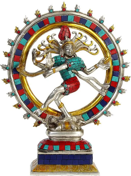Brassaura™ Brass Nataraj Statue | Height 14 Inches & Weight 4.26 kg