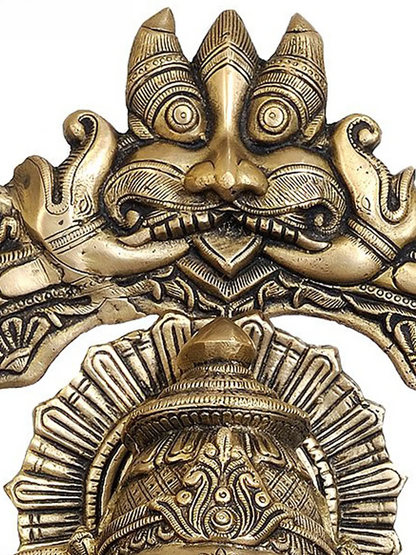 Brassaura™ Majestic Seated Ganesha on Ornate Throne | Brass Sculpture | Height 28 Inches & Weight 34.60 kgs