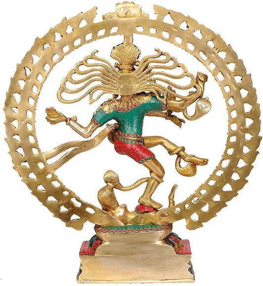 Brassaura® Brass Nataraj Statue | Height 20.5 Inches & Weight 8.57 kg