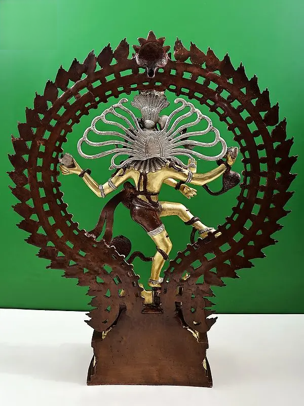 Brassaura™ Brass Nataraj Statue | Height 28 Inches & Weight 17.18 kg