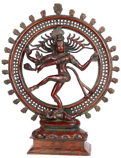 Brassaura™ Brass Nataraj Statue | Height 22 Inches & Weight 11.94 kg