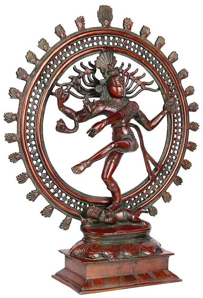 Brassaura™ Brass Nataraj Statue | Height 22 Inches & Weight 11.94 kg