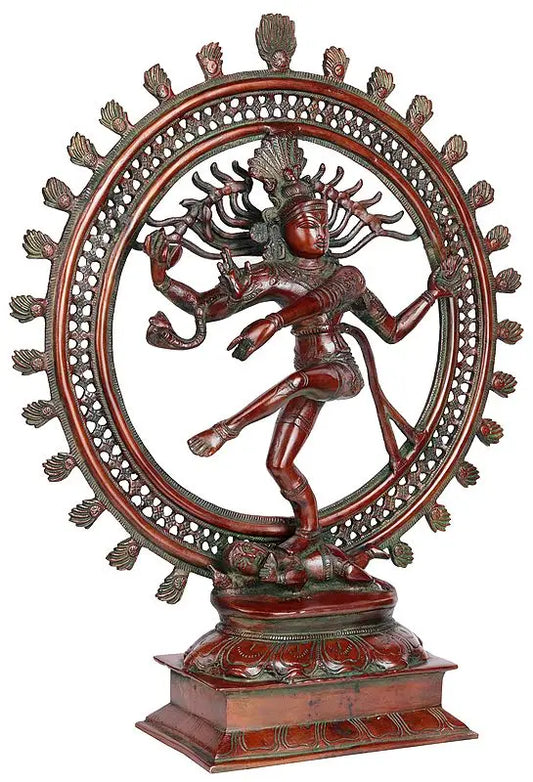Brassaura™ Brass Nataraj Statue | Height 22 Inches & Weight 11.94 kg