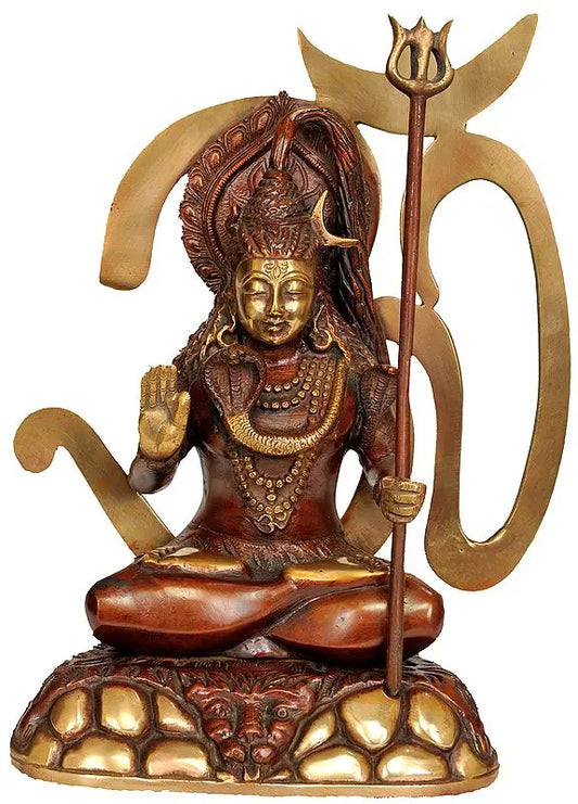 Brassaura® Brass Shiva Statue | Height 12 Inches & Weight 4.3 kg