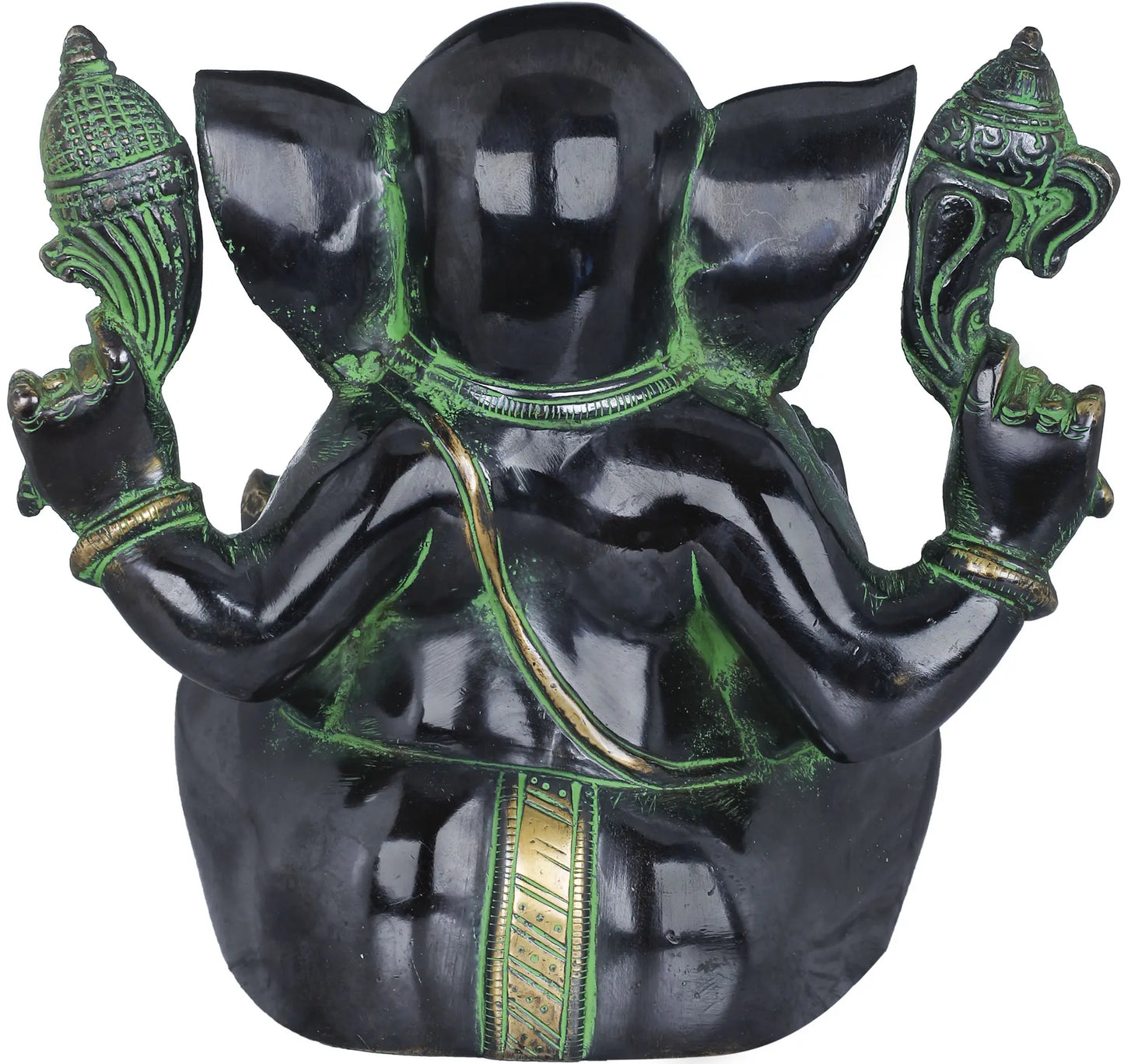 Brassaura® Seated Ganesha Idol | Height 6.50 Inches & Weight 2.60 kgs