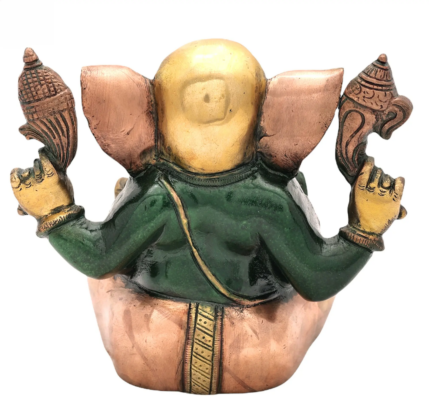 Brassaura® Seated Ganesha Idol | Height 6.50 Inches & Weight 2.60 kgs