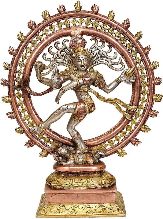 Brassaura™ Brass Nataraj Sculpture | Height 14 Inches & Weight 4.50 kg