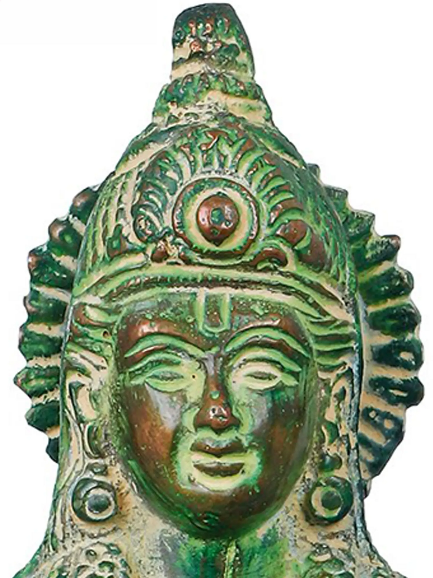 ब्रसौरा® भगवान विष्णु प्रतिमा | शुद्ध पीतल | ऊँचाई 8 इंच और वज़न 1.30 किलोग्राम