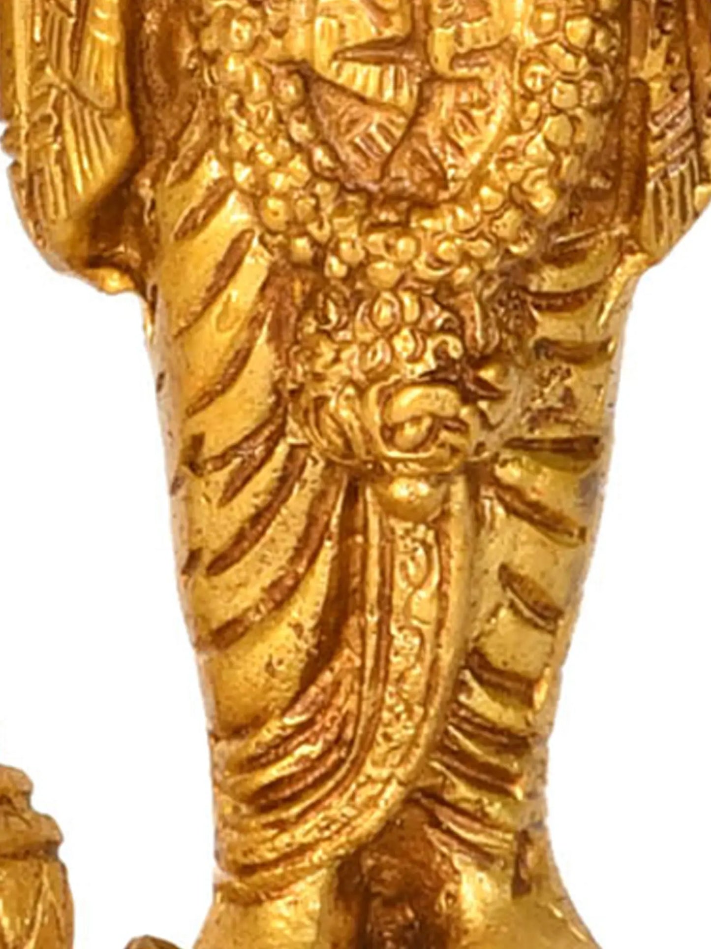 Brassaura® भगवान विष्णु की प्रतिमा | शुद्ध पीतल | ऊंचाई 8 इंच व वज़न 1.30 किलोग्राम