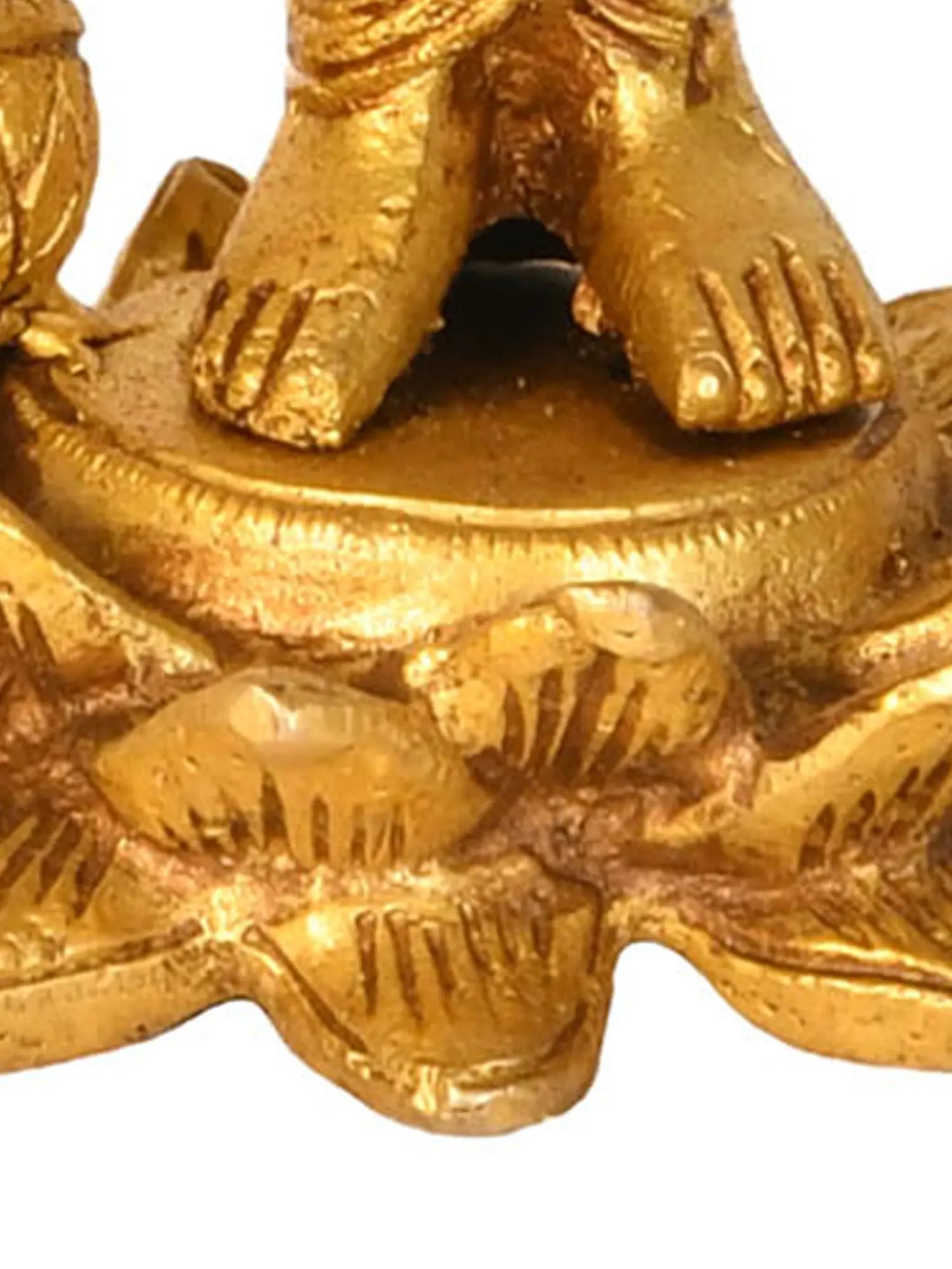 Brassaura® भगवान विष्णु की प्रतिमा | शुद्ध पीतल | ऊंचाई 8 इंच व वज़न 1.30 किलोग्राम