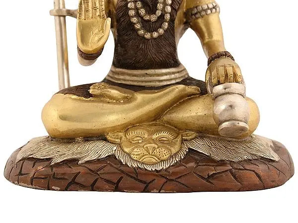 Brassaura™ Brass Shiva Statue | Height 10 Inches & Weight 3.80 kg