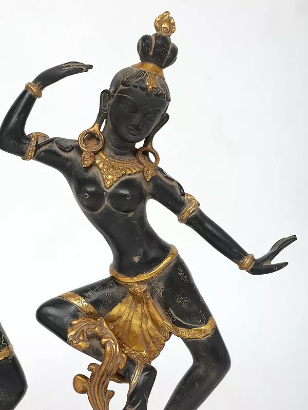Brassaura™ Brass Shiv Parvati Statue | Height 17 Inches & Weight 7.40 kg