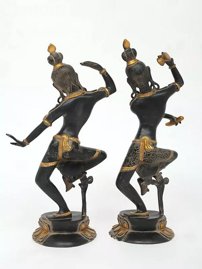 Brassaura™ Brass Shiv Parvati Statue | Height 17 Inches & Weight 7.40 kg