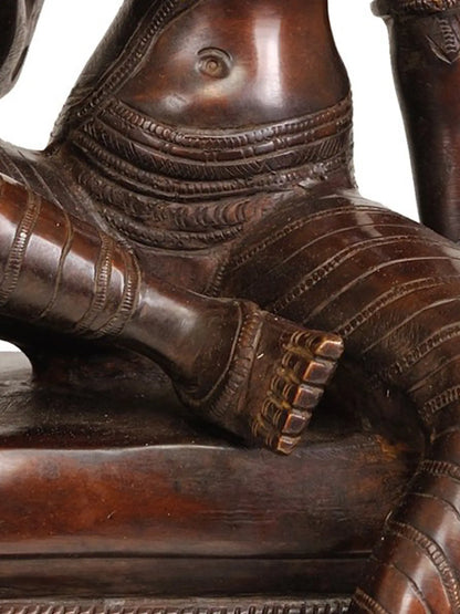 Brassaura® Brass Uma Parvati Statue | Height 13.98 Inches & Weight 6.60 kg