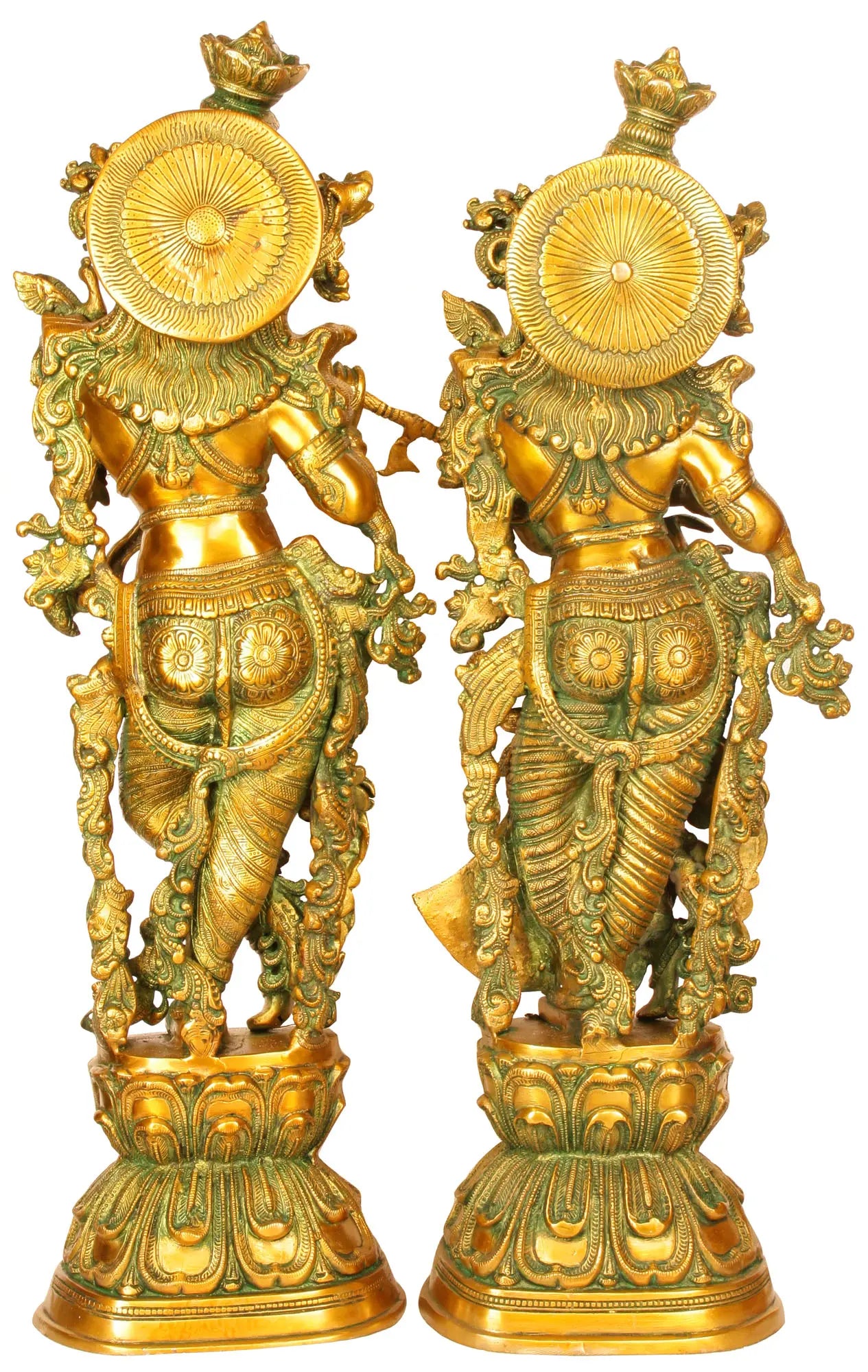 Brassaura® Brass Krishna Statue | Height 28.94 Inches & Weight 31.20 kg
