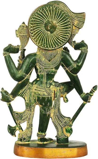 Brassaura® Brass Shiva Statue | Height 13 Inches & Weight 4.80 kg