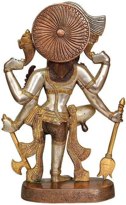 Brassaura® Brass Shiva Statue | Height 13 Inches & Weight 4.80 kg