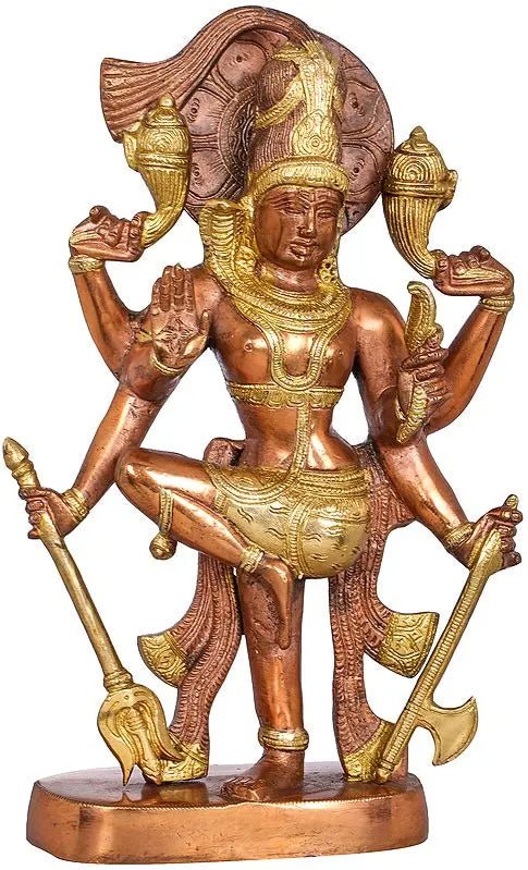 Brassaura® Brass Shiva Statue | Height 13 Inches & Weight 4.80 kg