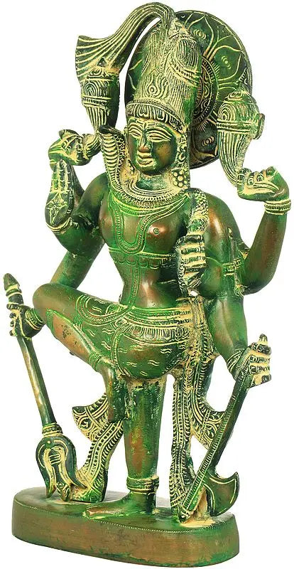 Brassaura® Brass Shiva Statue | Height 13 Inches & Weight 4.80 kg