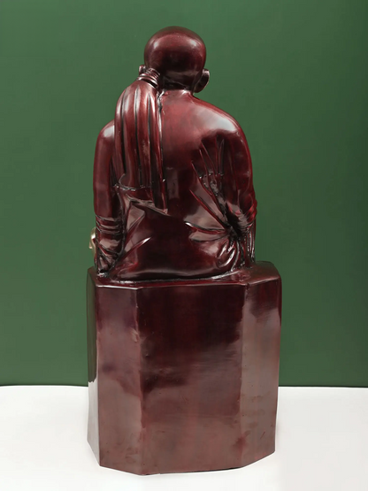 Brassaura® Sai Baba Seated on Pedestal | Pure Brass | Height 29 Inches & Weight 30.60 kgs