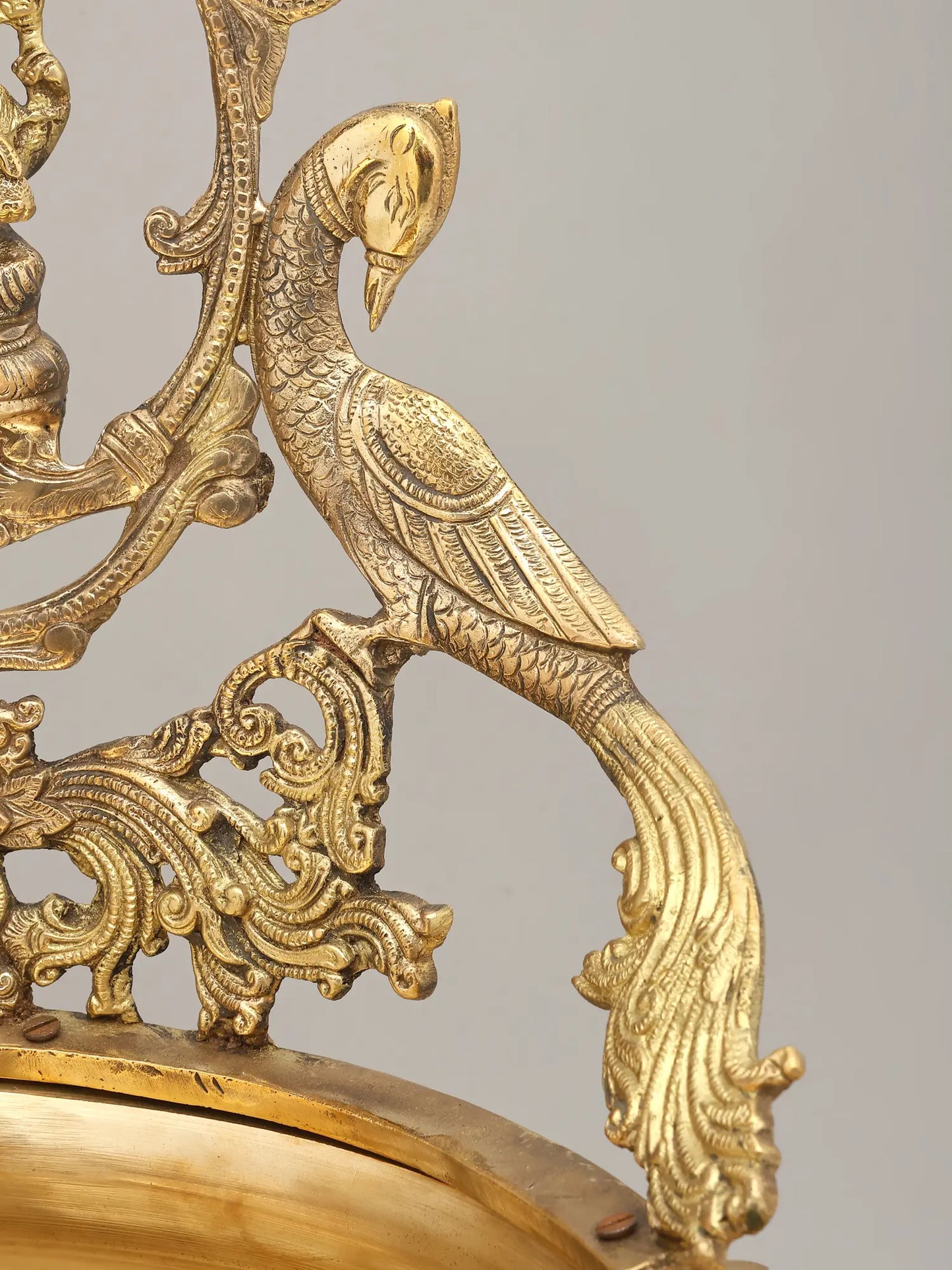 Brassaura™ Brass Ganesha Urli | Height 20 Inches & Weight 12.17 kgs