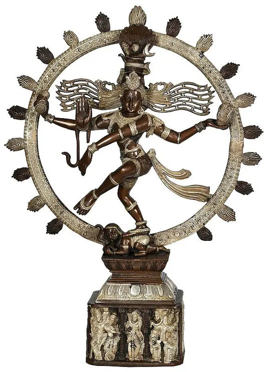 Brassaura® Brass Nataraj Statue | Height 23.4 Inches & Weight 11.10 kg