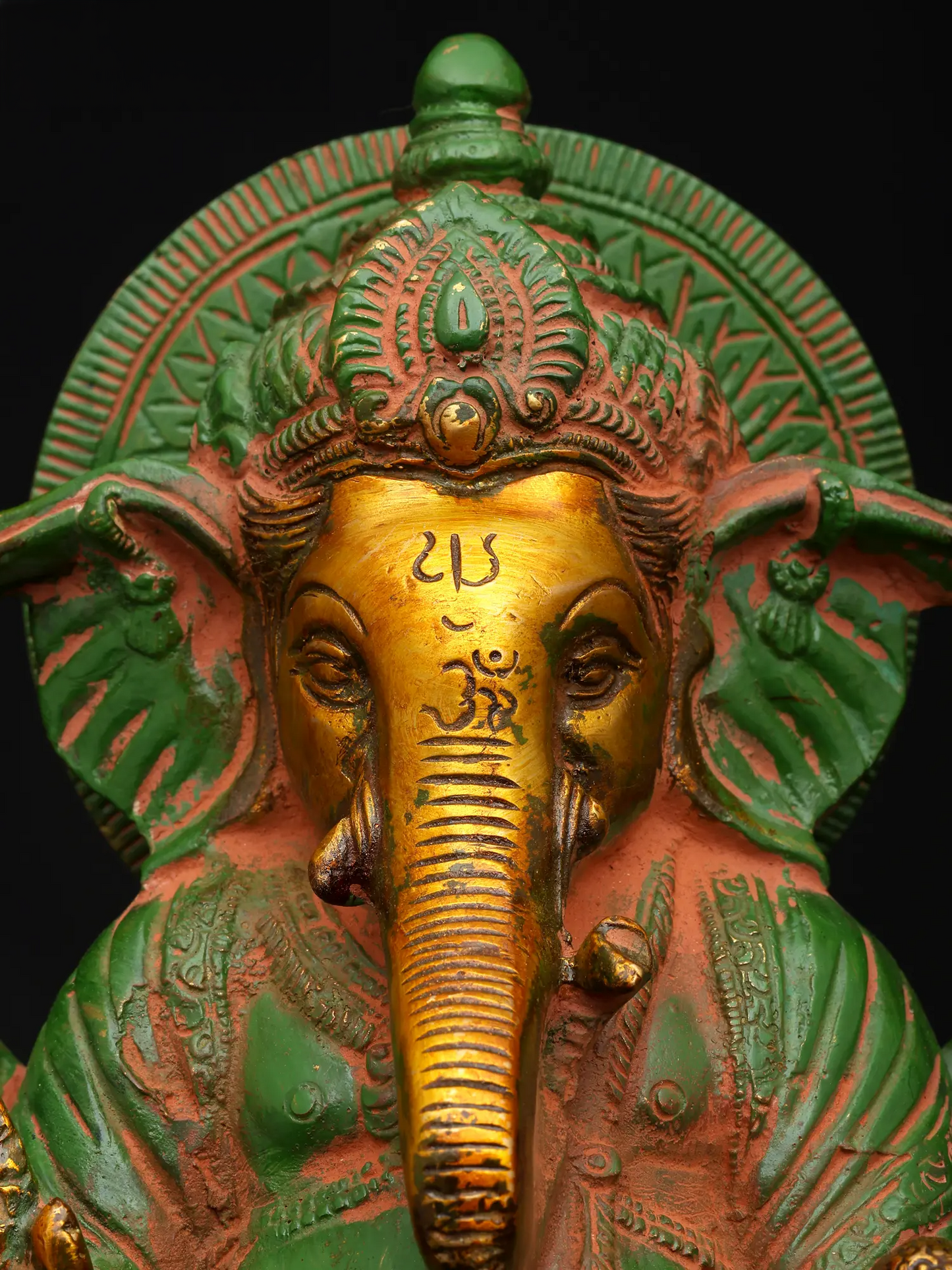 Brassaura™ Brass Ganesha Statue | Height 10 Inches & Weight 4.40 kgs