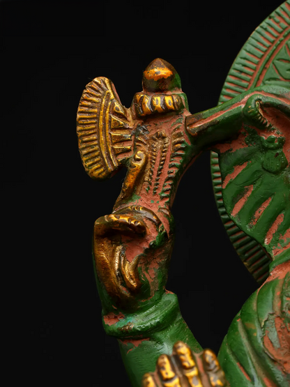 Brassaura™ Brass Ganesha Statue | Height 10 Inches & Weight 4.40 kgs
