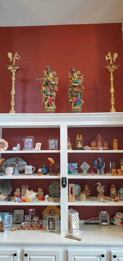 Brassaura® Brass Radha Krishna Statue | Height 29.00 Inches & Weight 32.60 kg