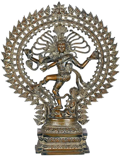 Brassaura® Brass Nataraj Statue | Height 28 Inches & Weight 17 kg