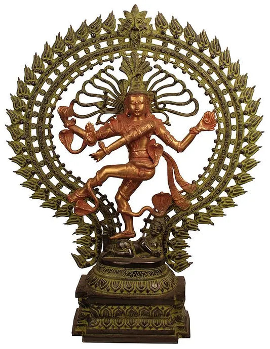 Brassaura® Brass Nataraj Statue | Height 28 Inches & Weight 17 kg
