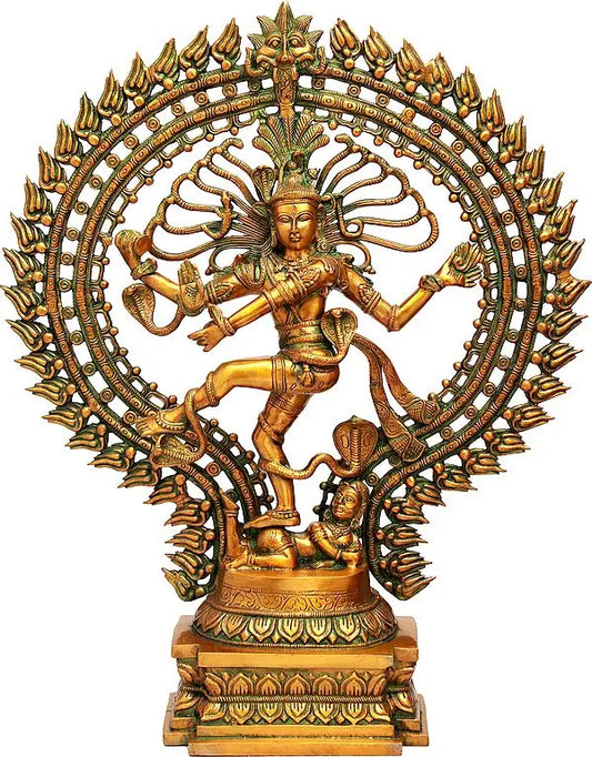 Brassaura™ Lord Nataraj Cosmic Dance Idol | Height 28 Inches & Weight 17 kgs