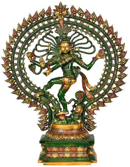 Brassaura™ Lord Nataraj Cosmic Dance Idol | Height 28 Inches & Weight 17 kgs