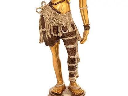 Brassaura® Brass Ardhanarishwara Statue | Height 40 Inches & Weight 25.80 kg