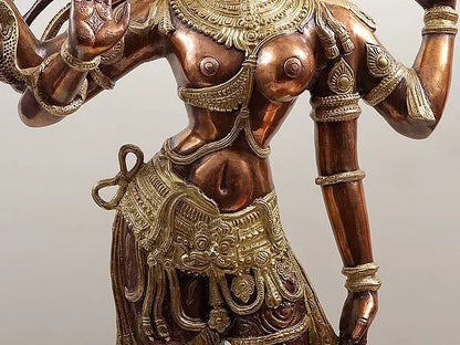 Brassaura® Brass Ardhanarishwara Statue | Height 40 Inches & Weight 25.80 kg