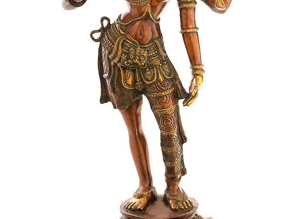 Brassaura® Brass Ardhanarishwara Statue | Height 40 Inches & Weight 25.80 kg