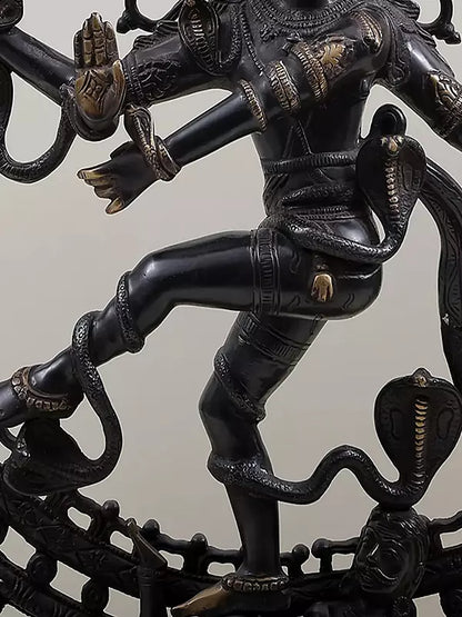 Brassaura™ Brass Nataraj Statue | Height 28 Inches & Weight 17.90 kg