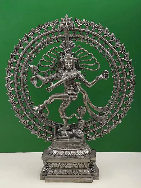 Brassaura™ Brass Nataraj Statue | Height 28 Inches & Weight 17.90 kg