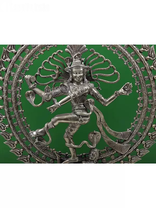Brassaura™ Brass Nataraj Statue | Height 28 Inches & Weight 17.90 kg