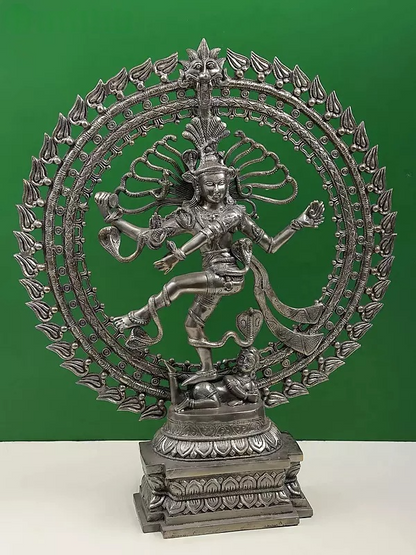 Brassaura™ Brass Nataraj Statue | Height 28 Inches & Weight 17.90 kg
