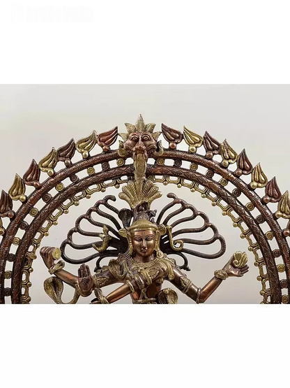 Brassaura™ Brass Nataraj Statue | Height 28 Inches & Weight 17.90 kg
