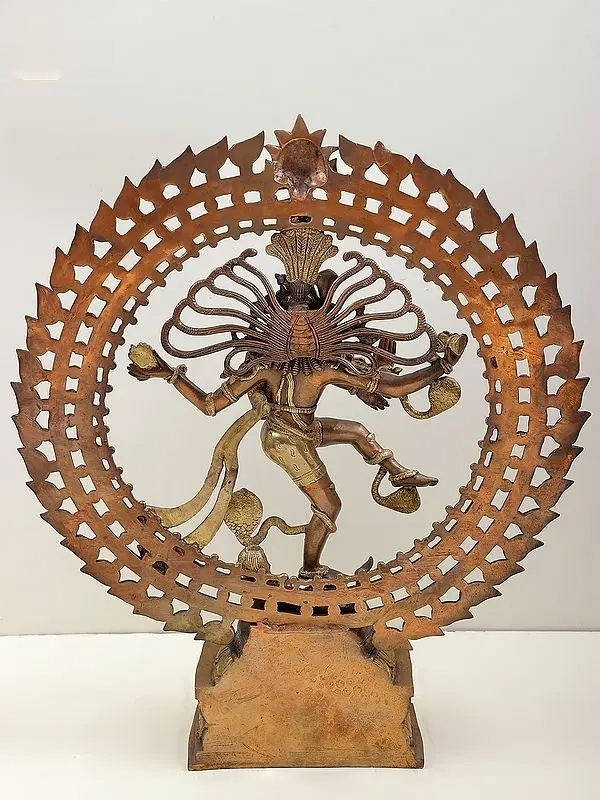 Brassaura™ Brass Nataraj Statue | Height 28 Inches & Weight 17.90 kg