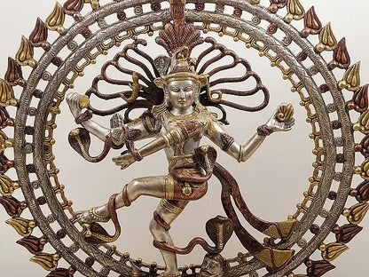 Brassaura™ Brass Nataraj Statue | Height 28 Inches & Weight 17.90 kg