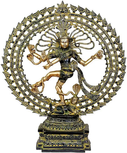 Brassaura™ Brass Nataraj Statue | Height 28 Inches & Weight 17.90 kg